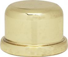  80/1181 - 1/2" Finial; Zinc Die Cast 1/4-27; Polished Brass Finish