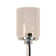  80/1613 - Keyless Porcelain Mogul Socket With Metal 1/4 IP Cap; 2 Wireways; 1-3/8" Center To Center;