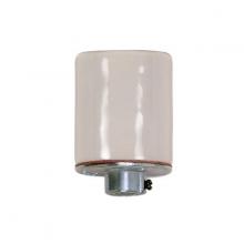  80/1870 - Keyless Smooth Porcelain Socket With Spring Contact For 4KV And 1/8 IP Cap; Glazed; 660W; 600V