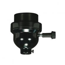  80/2062 - On-Off Turn Knob; Smooth Phenolic (3 Piece); 1/8 IP Cap With Set Screw; 2-1/4" Height;