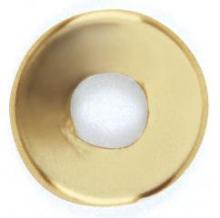  90/177 - Steel Check Ring; Curled Edge; 1/8 IP Slip; Vacuum Brass Finish; 1-1/4" Diameter