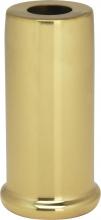  90/2221 - Solid Brass Spacer; 7/16" Hole; 2" Height; 7/8" Diameter; 1" Base Diameter; Polished