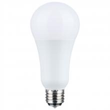  S11517 - 5/14/20 Wattage Selectable A21 LED; 3-Way Lamp; White Finish; 4000K CCT; Medium Double Contact Base;