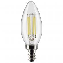  S21829 - 5.5 Watt B11 LED; Clear; Candelabra Base; 5000K; 500 Lumens; 120 Volt; 2-Pack