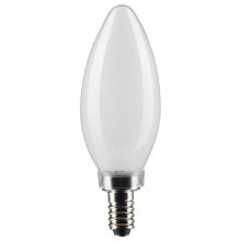  S21831 - 5.5 Watt B11 LED; Frosted; Candelabra Base; 5000K; 500 Lumens; 120 Volt; 2-Pack