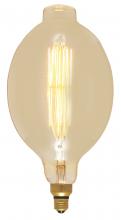  S2432 - 60 Watt BT56 Incandescent vintage style; Amber; 2000 Average rated hours; Medium Base; 120 Volt