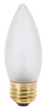  S3734 - 25 Watt B11 Incandescent; Frost; 1500 Average rated hours; 200 Lumens; Medium base; 120 Volt; 2-Card