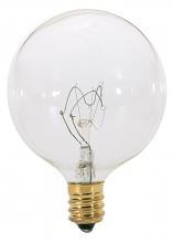  S3821 - 15 Watt G16 1/2 Incandescent; Clear; 1500 Average rated hours; 114 Lumens; Candelabra base; 120 Volt