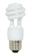  S7212 - 9 Watt; Mini Spiral Compact Fluorescent; 4100K; 82 CRI; Medium base; 120 Volt