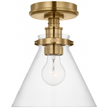  CHC 4525AB-CG - Parkington 9" Conical Flush Mount