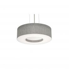 AFX Lighting, Inc. MCP1524MBBK-GY - Montclair 15'' Med Base Pendant - BK w/ GY