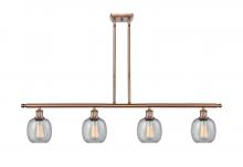  516-4I-AC-G104 - Belfast - 4 Light - 48 inch - Antique Copper - Cord hung - Island Light