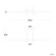  PL-36530-40-BK - Ansel Picture Light