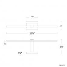  PL-48530-40-BK - Inlet Picture Light