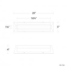  WS-1520-35-BN - Swale Bath Vanity Light