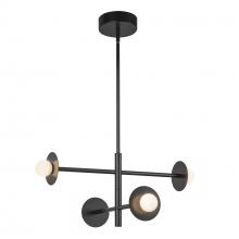  CH15504-BK-UNV - Elixir 22-in Black LED Chandelier