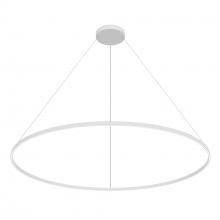  PD87172-WH-UNV-010 - Cerchio 72-in White LED Pendant