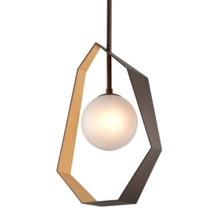 Troy F5525-BRZ/GL/SS - Origami Chandelier