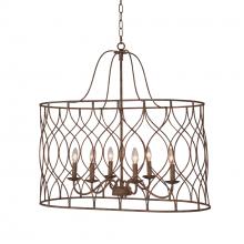  H9103V-6 - Tabby 6-light Oval Chandelier