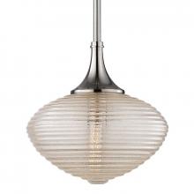 Hudson Valley 1926-SN - 1 LIGHT PENDANT W/ BRASS MESH