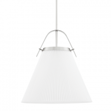 Hudson Valley 9624-PN - 1 LIGHT LARGE PENDANT