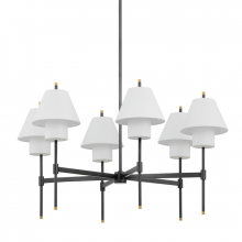  PI1899806-AGB/DB - 6 LIGHT CHANDELIER