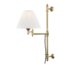  MDS104-AGB - 1 LIGHT ADJUSTABLE WALL SCONCE