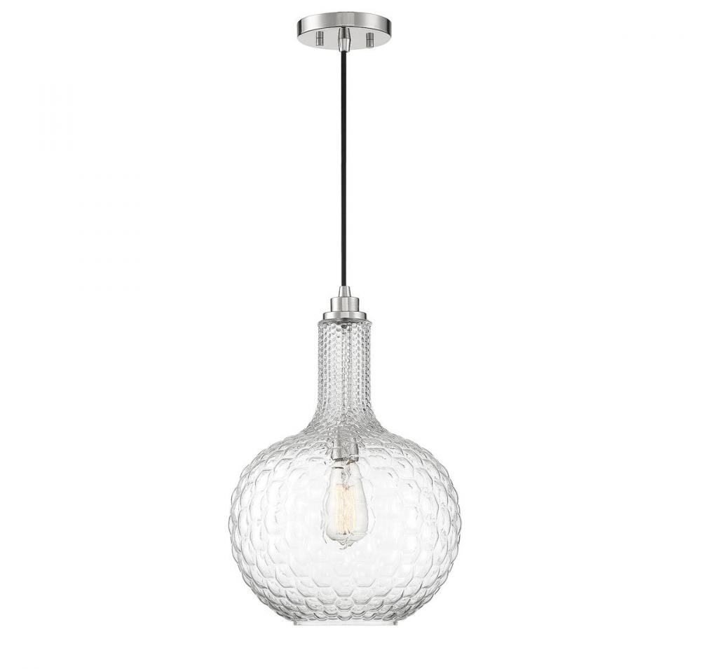 Kantor 1-Light Pendant in Polished Nickel