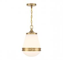  V6-L7-7950-1-322 - Endura 1-Light Pendant in Warm Brass