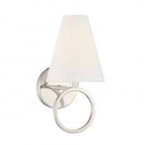 Brechers Lighting Items L9-9150-1-109 - Compton 1-Light Wall Sconce in Polished Nickel