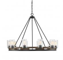 Brechers Lighting Items V6-L1-7602-10-185 - Lynwood 10-Light Chandelier in Lodge