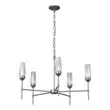  105060-SKT-82-CR - Luma 5 Arm Chandelier