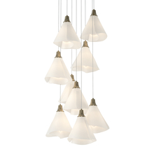  131102-SKT-LONG-84-SH1987 - Mobius 9-Light Pendant