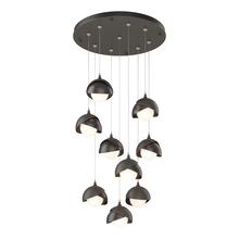 Hubbardton Forge 131105-SKT-STND-07-14-GG0711 - Brooklyn 9-Light Double Shade Pendant