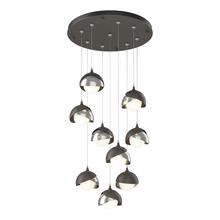 Hubbardton Forge 131105-SKT-STND-07-85-GG0711 - Brooklyn 9-Light Double Shade Pendant