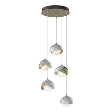  131125-SKT-STND-84-82-GG0711 - Brooklyn 5-Light Double Shade Pendant