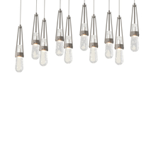  131200-SKT-LONG-07-YG0434 - Link 10-Light Blown Glass Pendant