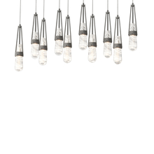  131200-SKT-LONG-20-YJ0434 - Link 10-Light Blown Glass Pendant