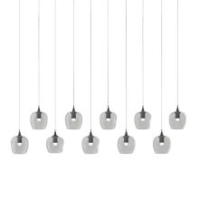  131203-SKT-LONG-10-YL0709 - Ume 10-Light Pendant