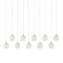  131203-SKT-LONG-86-ZM0709 - Ume 10-Light Pendant