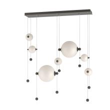 Hubbardton Forge 139054-LED-STND-07-GG0694 - Abacus 7-Light Double Linear LED Pendant