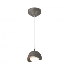 Hubbardton Forge 161183-SKT-STND-07-05-GG0711 - Brooklyn Double Shade Low Voltage Mini Pendant