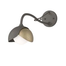 Hubbardton Forge 201377-SKT-07-84-GG0711 - Brooklyn 1-Light Double Shade Long-Arm Sconce