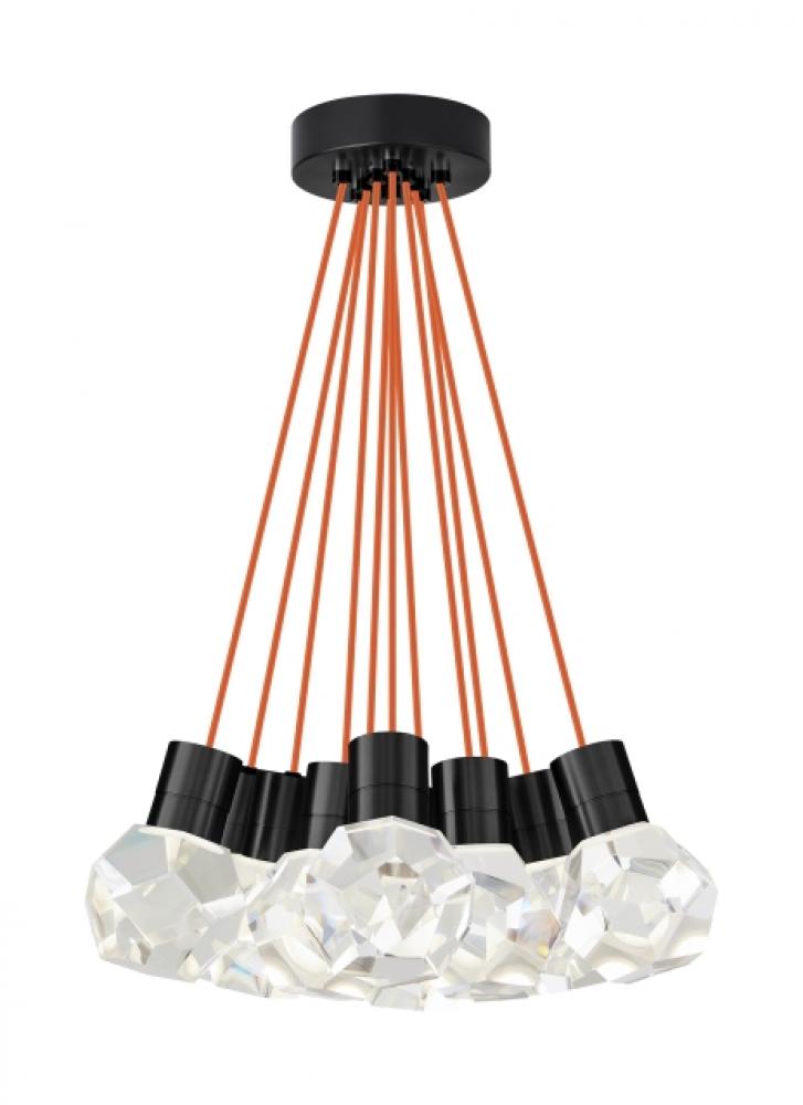 Modern Kira dimmable LED Ceiling Pendant Light in a Black finish