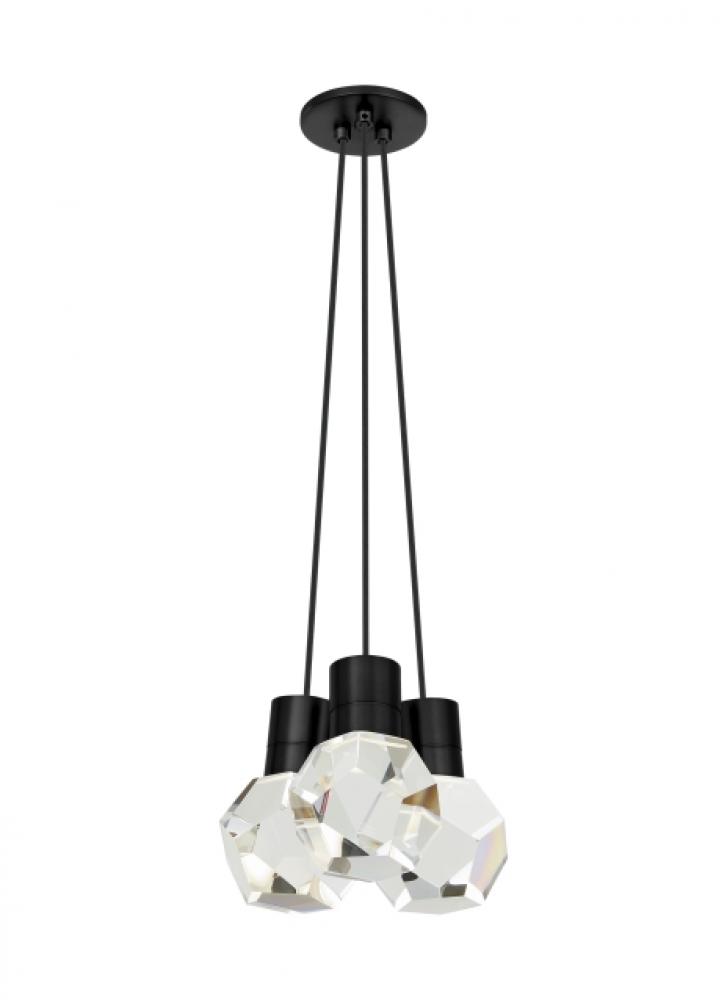 Modern Kira dimmable LED Ceiling Pendant Light in a Black finish