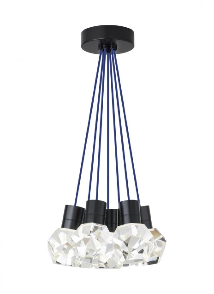 Modern Kira dimmable LED Ceiling Pendant Light in a Black finish