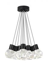 Visual Comfort & Co. Modern Collection 700TDKIRAP11IB-LEDWD - Modern Kira dimmable LED Ceiling Pendant Light in a Black finish