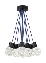 Visual Comfort & Co. Modern Collection 700TDKIRAP11UB-LEDWD - Modern Kira dimmable LED Ceiling Pendant Light in a Black finish