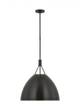  SLPD26827BZ - Sean Lavin Sospeso 1-light dimmable LED dome extra large pendant with dark bronze finish