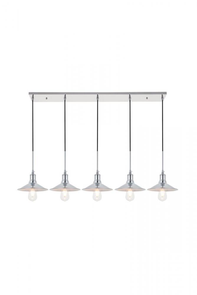 Etude 5 Light Chrome Pendant